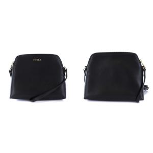 FURLA BOHEME クロスボディ ショルダーバッグ ポーチ カードケース レザー 黒 白 ピンク