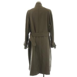 MARGARET HOWELL 19AW スタンドカラーコート ロング丈 2 カーキ