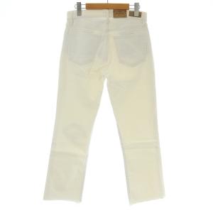 POLO RALPH LAUREN THE CHRYSTIE KICK FLARE CROP デニムパンツ ストレート ダメージ加工