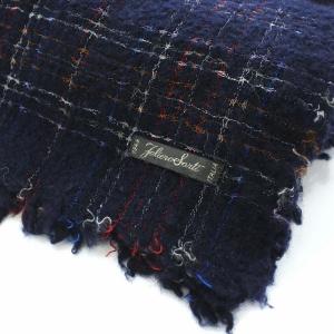 Faliero Sarti ストール マフラー ネイビー