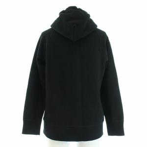 Deuxieme Classe ジップアップパーカー F ブラック