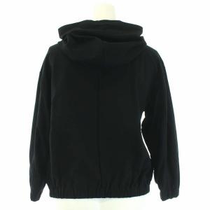 M'S GRACY 21SS パーカー ジップアップ 七分袖 ブローチ 38 M ブラック