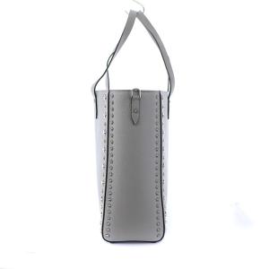 JIMMY CHOO DEELAN スタースタッズ トートバッグ レザー グレー