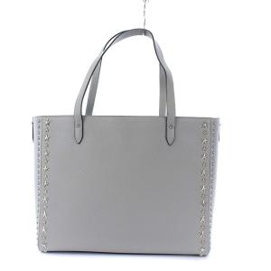 JIMMY CHOO DEELAN スタースタッズ トートバッグ レザー グレー
