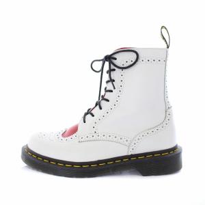 Dr.Martens バレンタイン限定 ショートブーツ レースアップ ラウンドトゥ  UK5 23.5cm ホワイト