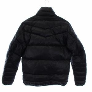 DIESEL ダウンジャケット ジップアップ ナイロン S ブラック