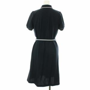 BLUE LABEL CRESTBRIDGE 19SS ポロシャツワンピース 38 ネイビー