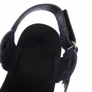 Paraboot NOUMEA サンダル フラット レザー 42 26.5cm ブラック