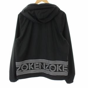 KENZO リバーシブル総柄ロゴマウンテンパーカー M ブラック