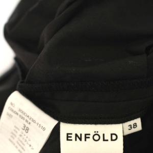 ENFOLD 20AW SOMELOS プルオーバーシャツ 38 ブラック