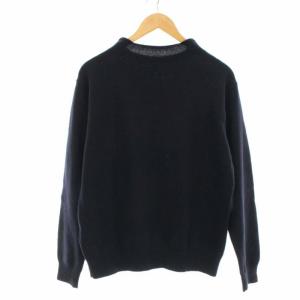 MARGARET HOWELL 20AW ニット ボトルネック ハイネック 長袖 M ネイビー