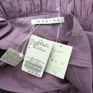 MARIHA SPICK&SPAN NOBLE取扱 20SS 夏の光のドレス ロングワンピース XS 紫