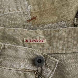 KAPITAL ダメージ加工ハーフパンツ 2 ベージュ
