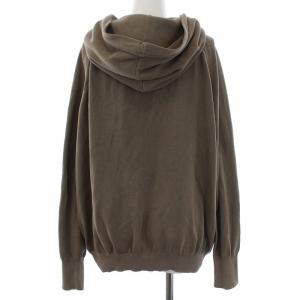 Deuxieme Classe 20SS ニット加工ジップアップパーカー ベージュ