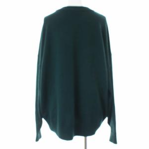 EVERYDAY I LIKE BASIC 21AW クルーネックニットセーター グリーン