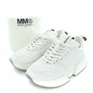 MM6 Maison Margiela BRIGHT WHITE SNEAKER スニーカー 厚底 レザー ホワイト