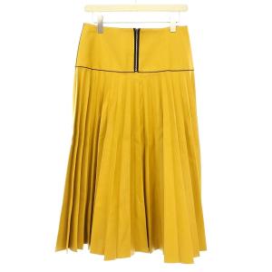 ADORE 19AW スカート プリーツ 38 イエロー
