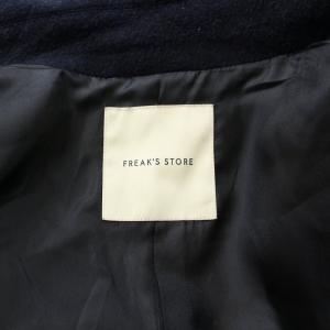 FREAK'S STORE BISHUウール ダブル コート チェスター ロング オーバーサイズ M ネイビー