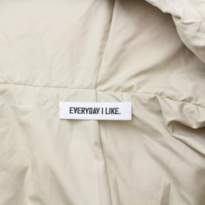 EVERYDAY I LIKE 21AW 中綿ロングベスト オーバーサイズ ベージュ