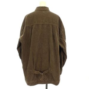 Deuxieme Classe コーデュロイ プリーテッドジャケット F ブラウン