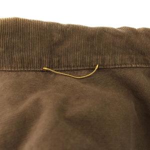 Deuxieme Classe コーデュロイ プリーテッドジャケット F ブラウン