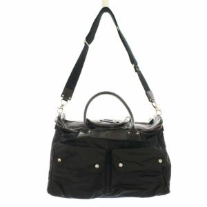 Felisi 1713 ボストンバッグ 2way ナイロン レザー  ブラック