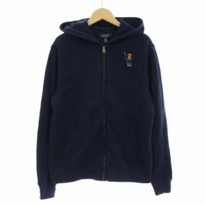 POLO RALPH LAUREN ポロベア刺繍ジップアップパーカー L/G ネイビー