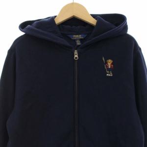 POLO RALPH LAUREN ポロベア刺繍ジップアップパーカー L/G ネイビー