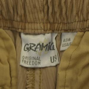 GRAMiCCi 19AW CORDUROY NN-PANTS JUST CUT クライミングパンツ ベルト コットン M ベージュ