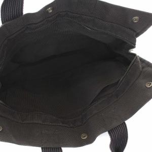 HERMES エールライン MM トートバッグ キャンバス グレー ブラック