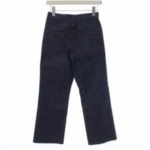 upper hights THE TAYLOR デニムパンツ ダメージ加工 ジップフライ ストレート 23 ネイビー