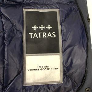 TATRAS ダウンベスト LAVINO ナイロン ジップアップ 02 ネイビー