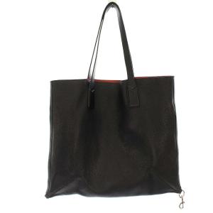 MARC JACOBS トートバッグ ウィングマン ポーチ付き レザー ブラック