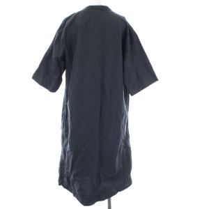 MHL. 20SS DRY COTTON LINEN ワンピース 1 チャコールグレー