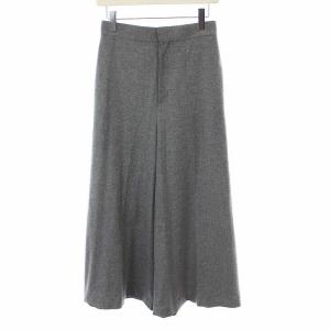 18AW ラムウール ワイド トラウザー パンツ 38 グレー