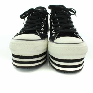 CONVERSE ALL STAR CHUNKYLINE キャンバススニーカー 5.5 ブラック