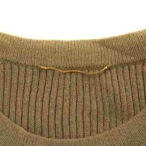 Deuxieme Classe 20SS cherish ワンピース リブニット ロング丈 タイト サイドスリット シルク ベージュ