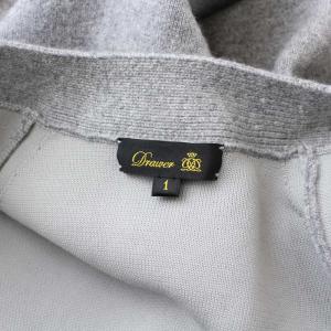 Drawer 20AW 12Gダブルフェイス カーディガン S グレー