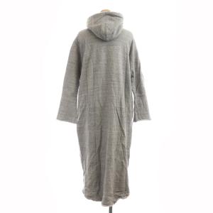 AMERICANA スウェット地 ワンピース 長袖 マキシ丈 グレー