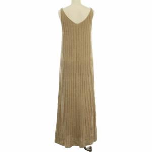 Deuxieme Classe 20SS ikat風ワンピース M ベージュ