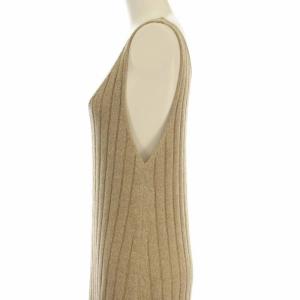 Deuxieme Classe 20SS ikat風ワンピース M ベージュ