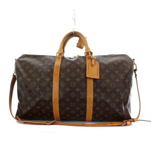 M41416 モノグラム キーポル バンドリエール50 ボストンバッグ 2WAY ブラウン