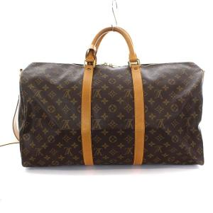 LOUIS VUITTON M41416 モノグラム キーポル バンドリエール50 ボストンバッグ 2WAY ブラウン