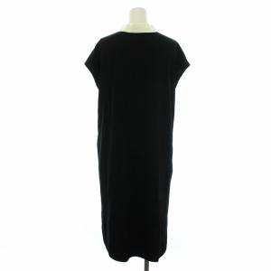 LANVIN COLLECTION 21AW ニットポロワンピース ナイロン 38 ブラック