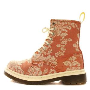 Dr.Martens 8ホール 花柄 ブーツ CASHLIN キャンバス UK5 ピンク