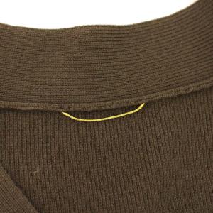 Deuxieme Classe 20AW ニット Vネック ミドルゲージ カシミヤ混 セーター F ブラウン