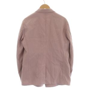 GIORGIO ARMANI テーラードジャケット ダブルボタン コットン 50 ピンク