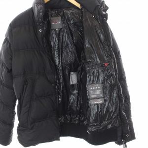 DUVETICA ダウンジャケット ナイロン ジップアップ XL ブラック