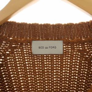 BED J.W. FORD 21AW OVER SLEEVE ニット セーター クルーネック プルオーバー 長袖 1 キャメル