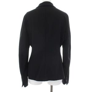 PRADA シングル スーツ セットアップ 上下 テーラードジャケット スカート ひざ丈 44 ブラック